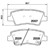 Brembo P 30 067X Remblokken