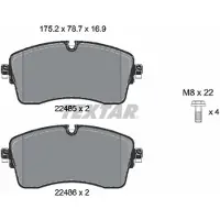 Textar Remblokset 2248501, voor
