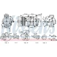Nissens Compressor airconditioning 891069