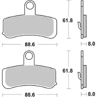 Brembo 07hd15sa Gesinterde Remblokken