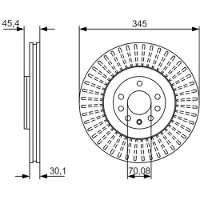 Bosch 0 986 479 A24 Remschijf