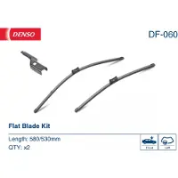 Denso Wisserblad DF-060, 580/530mm, Voor, 2 Stuk
