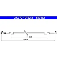 Ate 24.3727-0462.2 Handremkabel