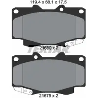 Textar Remblokkenset, schijfrem 2168003