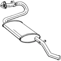 Bosal Geluiddemper achter 280-273