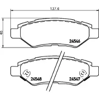 Brembo Remblokkenset, schijfrem P 09 014