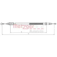 METZGER 12.0744 Handremkabel