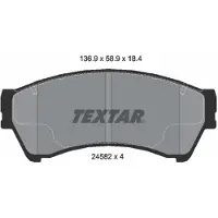Textar Remblokkenset, schijfrem 2458201