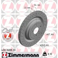 ZIMMERMANN 400.3688.20 Remschijf