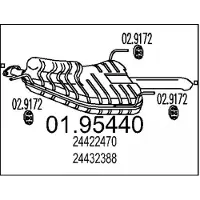 MTS 01.95440 Einddemper