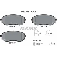 Textar 2266001 Remblokken