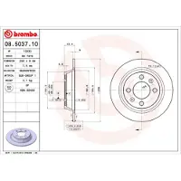 Brembo 08.5037.10 Remschijf