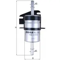 MAHLE ORIGINAL Brandstoffilter KL 238