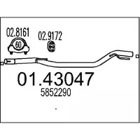 MTS 01.43047 Voorpijp