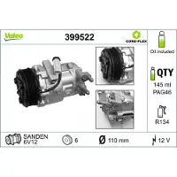 Valeo Compressor airconditioning 399522