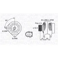 MAGNETI MARELLI 063731542010 Dynamo / Alternator