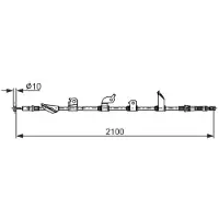 Bosch 1 987 482 913 Handremkabel