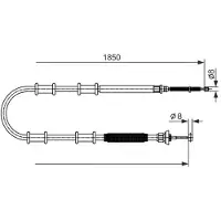 Bosch 1 987 482 592 Handremkabel