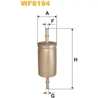 WIX FILTERS WF8194 Brandstoffilter