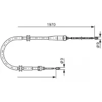 Bosch 1 987 482 253 Handremkabel