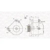MAGNETI MARELLI 063731818010 Dynamo / Alternator