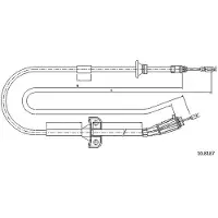 METZGER 10.8187 Handremkabel