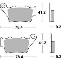 Brembo 07bb02sx Gesinterde Remblokken