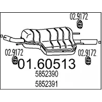 MTS 01.60513 Einddemper