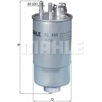 MAHLE ORIGINAL KL 484 Brandstoffilter