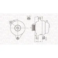 MAGNETI MARELLI 063731703010 Dynamo / Alternator