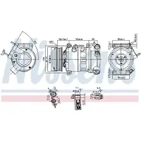 Nissens Compressor airconditioning 890599