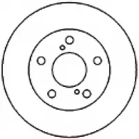 MAPCO 25566 Remschijf