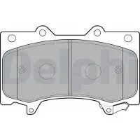 Delphi Remblokset LP2712, voor