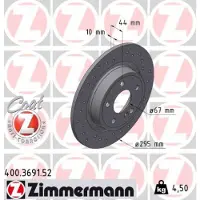 ZIMMERMANN 400.3691.52 Remschijf