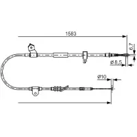 Bosch 1 987 482 296 Handremkabel