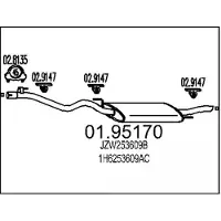 MTS 01.95170 Einddemper