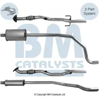 BM CATALYSTS Uitlaatpijp BM51131