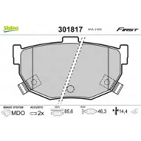 Valeo 301817 Remblokken