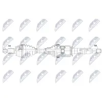 NTY NPW-LR-049 Aandrijfas