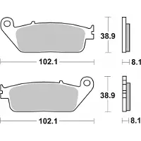 Brembo 07HO30SR Remblokken