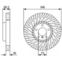 Bosch 0 986 479 W19 Remschijf