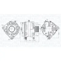 MAGNETI MARELLI 063731513010 Dynamo / Alternator