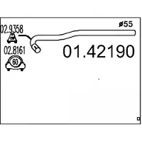 MTS 01.42190 Voorpijp