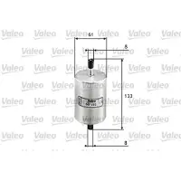 Valeo Brandstoffilter 587010