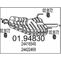 MTS 01.94830 Einddemper