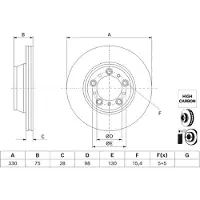 Bosch 0 986 479 J72 Remschijf