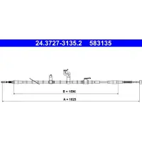 Ate 24.3727-3135.2 Handremkabel