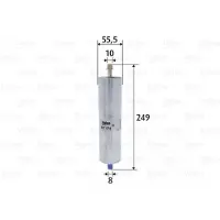 Valeo 587074 Brandstoffilter