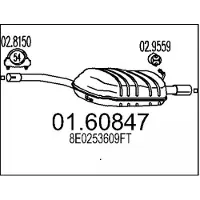 MTS 01.60847 Einddemper