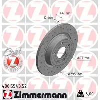 ZIMMERMANN 400.5543.52 Remschijf